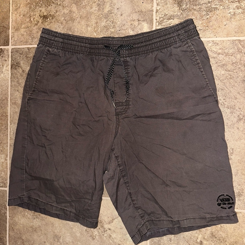 Vans Charcoal Drawstring Shorts